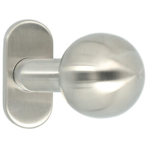 GreenteQ | Bouton de porte boule 45° | Inox Ø55 mm H104 mm – Image 2