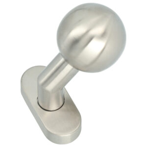 GreenteQ | Bouton de porte boule 45° | Inox Ø55 mm H104 mm
