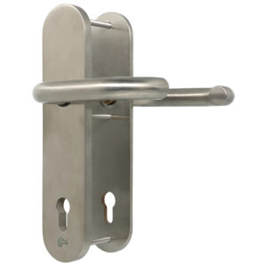 HAFI | Garniture de sécurité | Béquille double | Entraxe 110 mm | Inox massif – Image 2