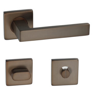 HDD Cosmic | Poignée de porte sur rosace carrée | Bronze mat – Image 4