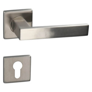 HDD Cosmic | Poignée de porte sur rosace carrée | Inox – Image 3