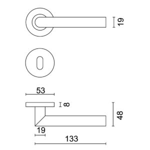 HDD I-Shape | Poignée de porte pour volet roulant | Inox – Image 6