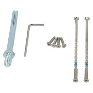 HDD Top Carre | Bouton de porte incliné | Inox – Image 3