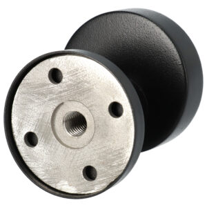 HDD Top | Bouton de porte plat incliné | Noir structuré (résistant aux UV) | Usage extérieur – Image 3