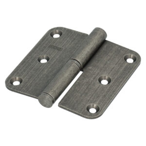 HDD Pro | Jeu de 3 paumelles | Vieil argent | 80 x 80 mm – Image 2
