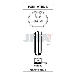 Ébauche de clé JMA HTE-50 – vue groupée