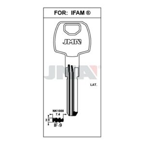 Ébauche de clé JMA IF-9 – vue groupée