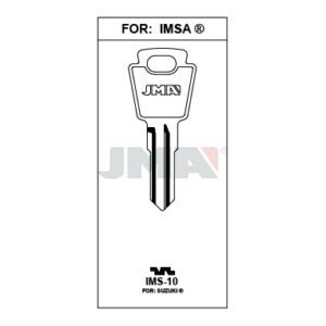 Ébauche de clé JMA IMS-10 – vue groupée
