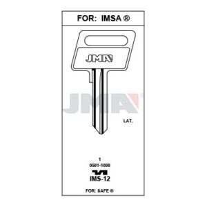 Ébauche de clé JMA IMS-12 – vue groupée