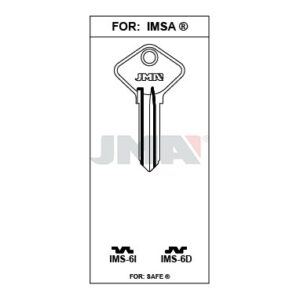 Ébauche de clé JMA IMS-6D – vue groupée