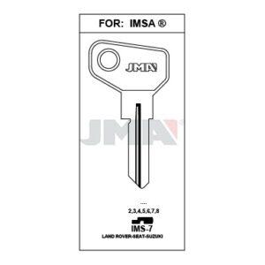 Ébauche de clé JMA IMS-7 – vue groupée