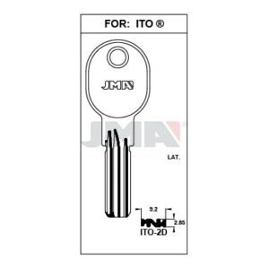 Ébauche de clé JMA ITO-2D – vue groupée