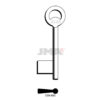 Ébauche de clé JMA 126N-60G