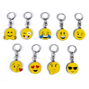Porte-clés Emoji JMA | Présentoir de 12 pièces