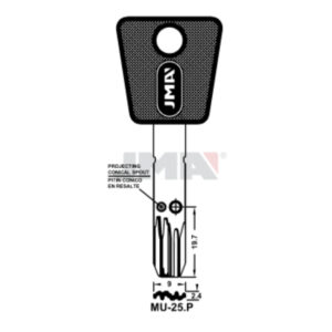 Ébauche de clé JMA MU-25.P