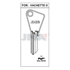 Ébauche de clé JMA VA-107D – vue groupée