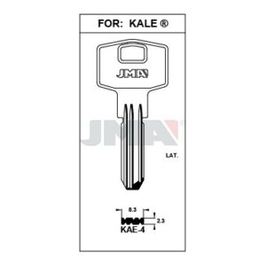 Ébauche de clé JMA KAE-4 – vue groupée