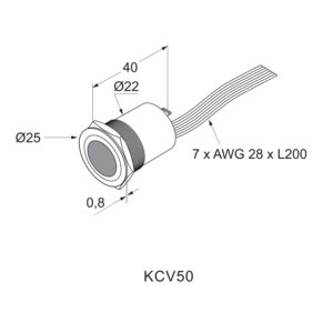 Maasland KCV50 | Bouton poussoir infrarouge | Commande sans contact – Image 2