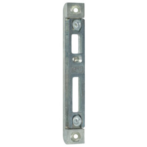 KFV 3619-503V gâche pour portes en bois pour pêne crochet et pêne rond | Réglable