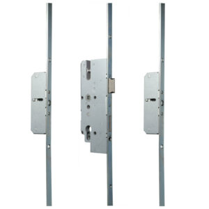 KFV AS 2372 serrure multipoints avec 2 pênes ronds - À cylindre – Image 2