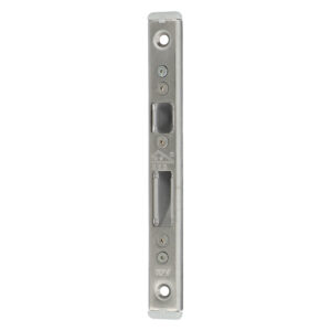 KFV gâche 3625-06-22Q pour pêne crochet et pêne rond - Réversible - U22X6 - Réglable - Inox