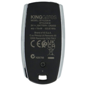 Télécommande King Gates Stylo 4K | 433,92 MHz – Image 2