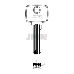 Ébauche de clé JMA LAP-8D