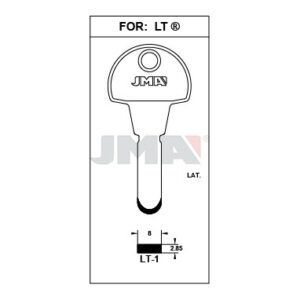 Ébauche de clé JMA LT-1 – vue groupée