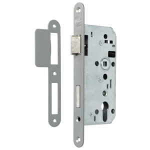 Litto A26E6 serrure à cylindre avec têtière laquée | Réversible | Entraxe 72 mm