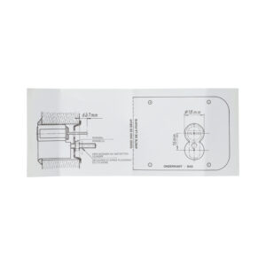 Litto B4821 | Serrure en applique à pêne dormant | Avec cylindre extérieur – Image 6
