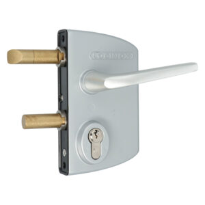 Locinox LCKX | Serrure de portail battant en applique | Ancien modèle avec entraxe de 70 mm