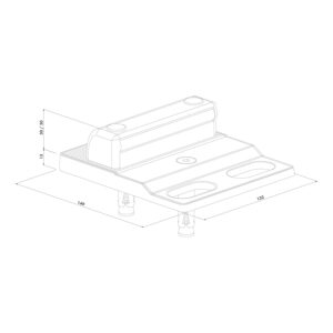 Locinox SABO butée de sol réglable à visser | Non centrée – Image 2