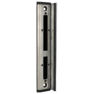 Locinox SHKW-ALUM gâche pour serrure hybride | Pour poteaux en bois | Plaque de butée incluse