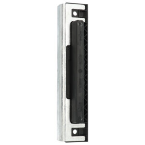 Locinox SHKW-ALUM gâche pour serrure hybride | Pour poteaux en bois | Plaque de butée incluse – Image 3