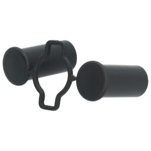 Locinox capuchon cache-boulon 28 mm noir | Pour vis de fixation – Image 2
