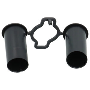 Locinox capuchon cache-boulon 28 mm noir | Pour vis de fixation