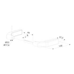 Locinox 3006G-4060 | Béquille double | Plastique noir – Image 2