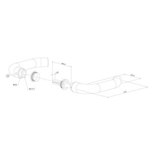 Locinox 3006B | Béquille double | Aluminium anodisé noir – Image 2