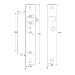 Maasland ML420 | Verrou électrique | Force de rétention de 1 000 kg – Image 2