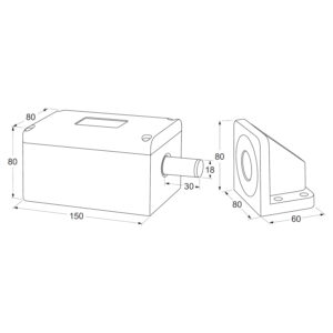 Maasland ML920 | Verrou électrique à pêne renforcé | Résistant aux intempéries IP67 – Image 2