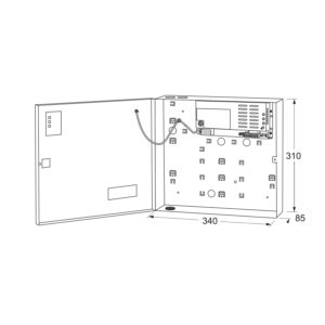 Maasland PS12100NL | Alimentation en coffret métallique | 12V DC | 10A – Image 2