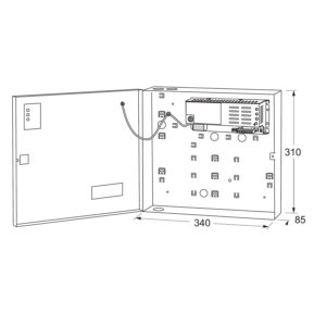 Maasland PS2450NL | Alimentation en coffret métallique | 24V DC | 5A – Image 2