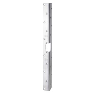 Maasland 16LP | Têtière inox pour gâche électrique | Rénovation équerre 50 cm
