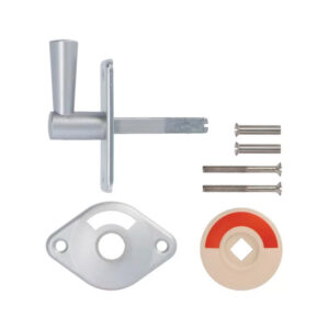 Nemef 2661/4 | Garniture WC universelle | Carré de 8 mm | Rouge/blanc – Image 3