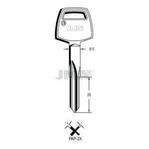 Ébauche de clé JMA PAP-2X