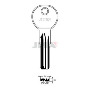 Ébauche de clé JMA PIC-8D