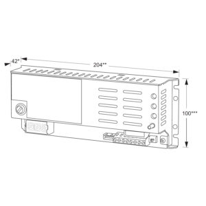 Maasland PS2450D | Alimentation pour rail DIN | 24V DC | 5A – Image 2