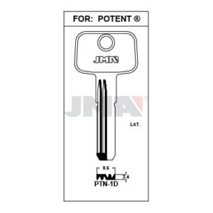 Ébauche de clé JMA PTN-1D – vue groupée