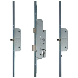 SAB 16600 serrure multipoints avec 2 pênes ronds - À cylindre
