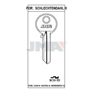 Ébauche de clé JMA SCH-1D – vue groupée